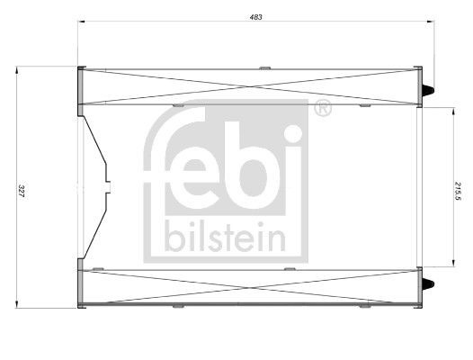 Filtro de aire 2991785 Fiat/Alfa/Lancia